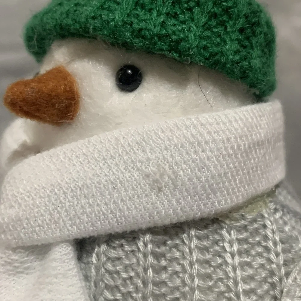 Target Wondershop Juniper Bird Figurine 2018 Grey Sweater Green Hat White